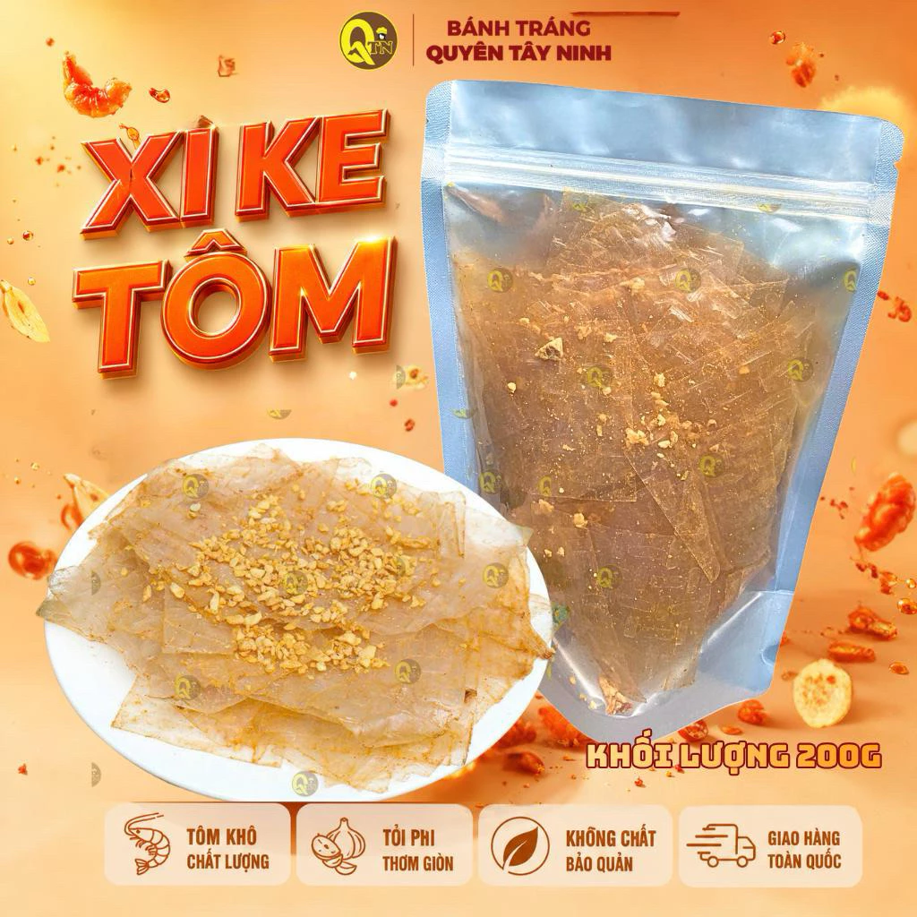 [1 kg bánh tráng 3 cấp độ] | BÁNH TRÁNG XÌ KE TRỘN CAY THEO CẤP ĐỘ, SIÊU THƠM TÔM CỰC NGON.