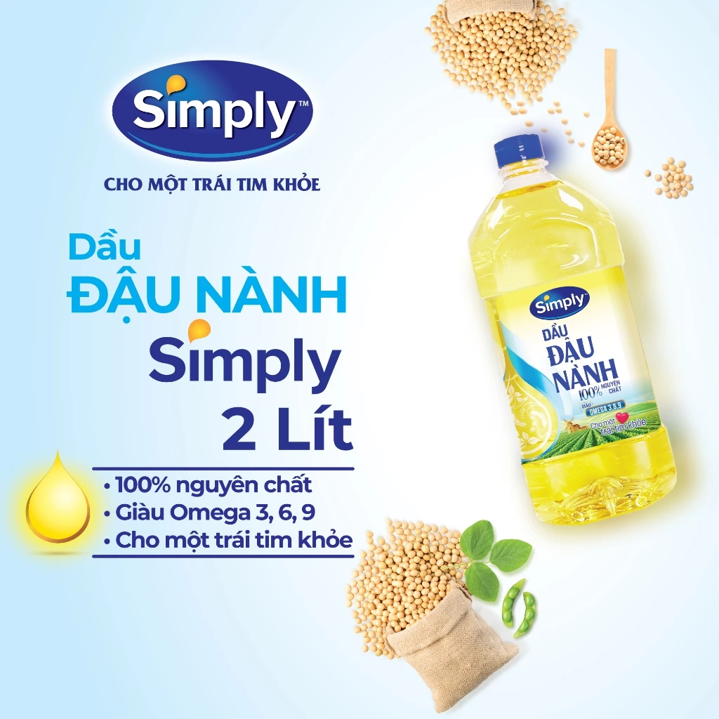 Dầu Đậu Nành Simply 2L Nguyên Chất