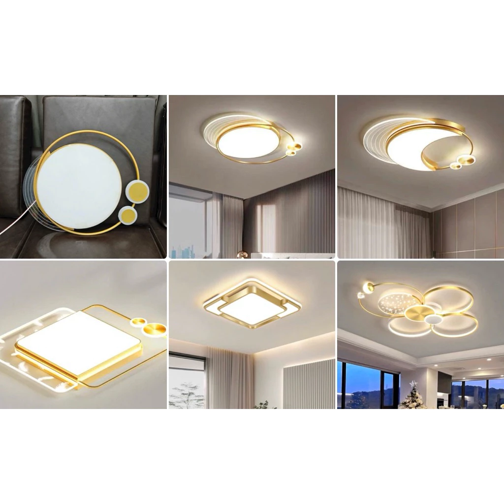 ĐÈN ỐP TRẦN 3 CHẾ ĐỘ Hiện Đại Cao Cấp Trang Trí Phòng Ngủ Đa Dạng , Sang Trọng , Phong cách