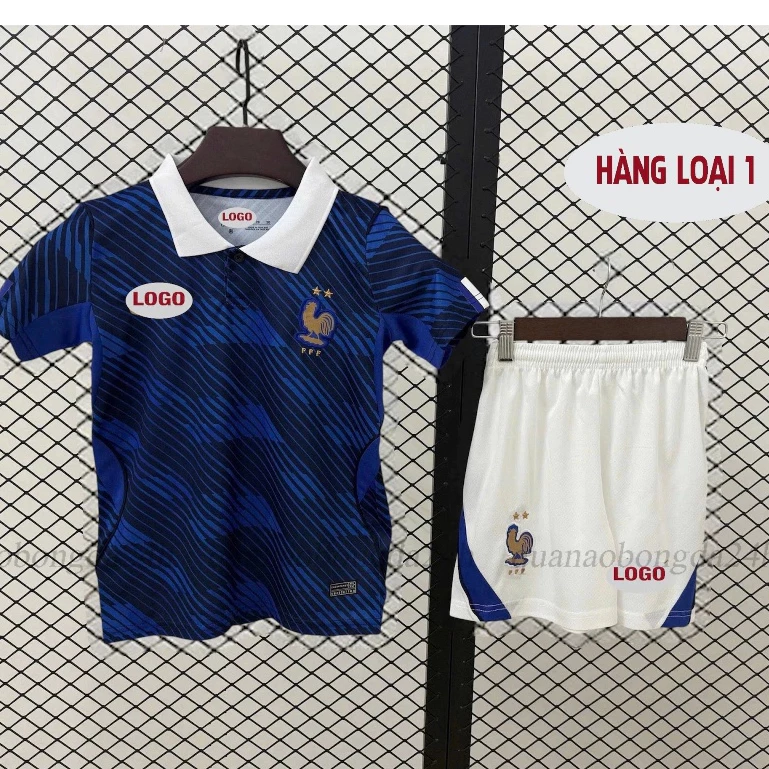 [LOẠI 1] Bộ Quần Áo Bóng Đá ĐT Pháp Trẻ Em WC 2026 - Thêm Màu Sắc Bắt Bại Mới Xuống