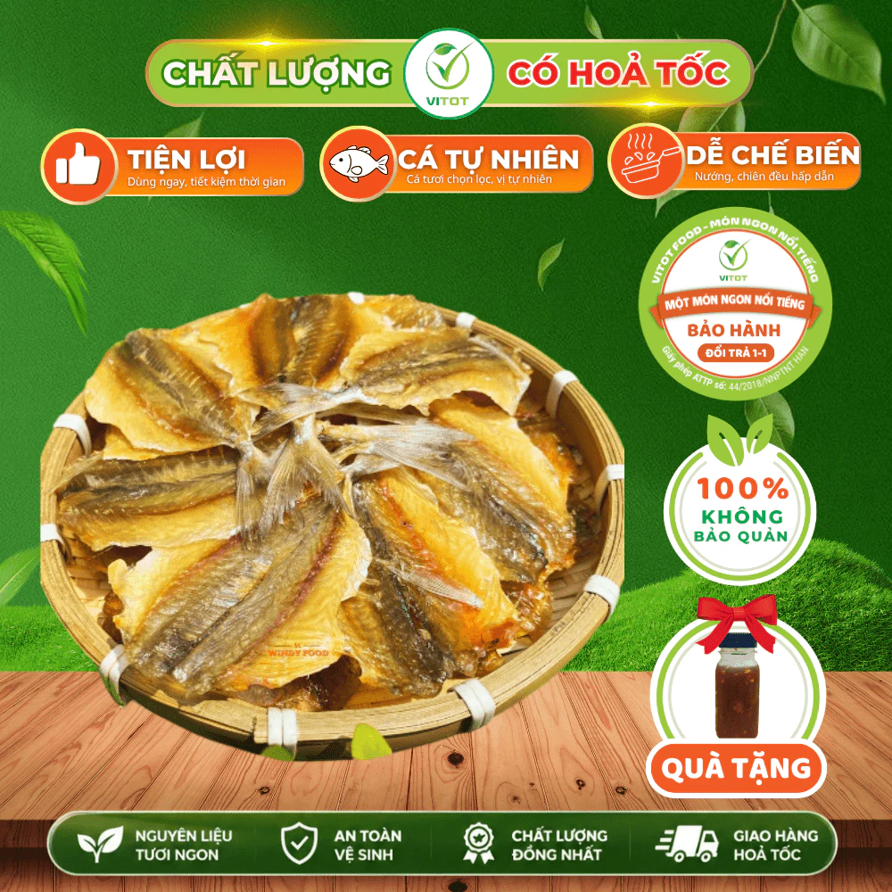 Cá Chỉ Vàng VITOT Đậm Vị Dai Ngon Có Giá Trị Dinh Dưỡng Cao