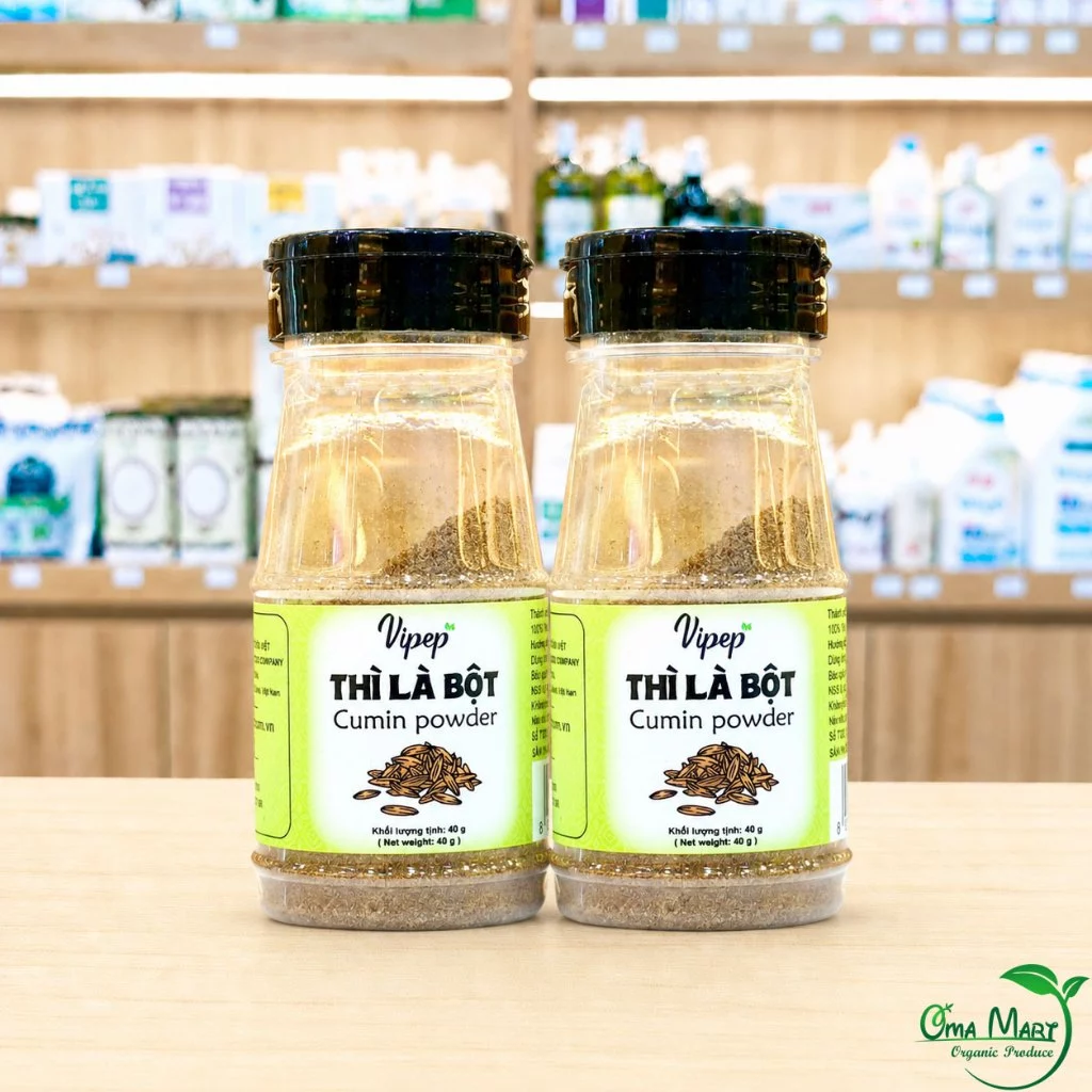 Bột thì là Vipep hũ 40g - Bột  nguyên chất ướp thịt cừu, thịt bò nướng, nấu cà ri chuẩn vị