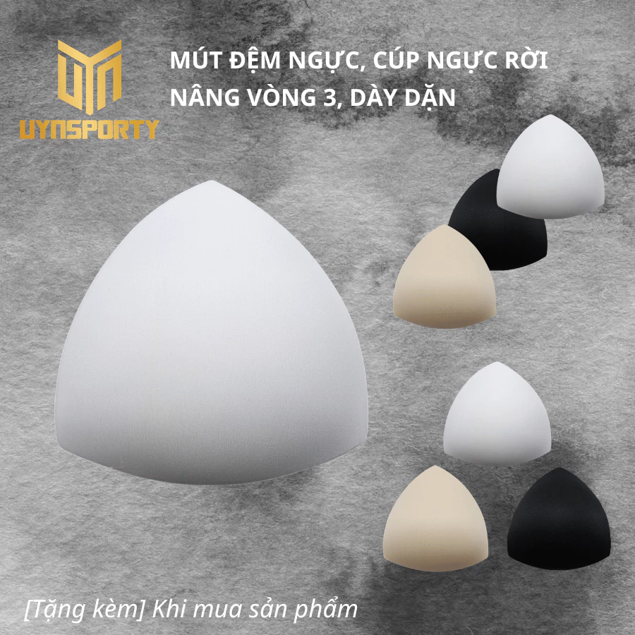Mút Đệm, Cúp Tam Giác, Miếng Độn Ngực, Che Chắn Tập Thể Thao Pickleball Gym Yoga Đồ Bơi Đệm Nâng