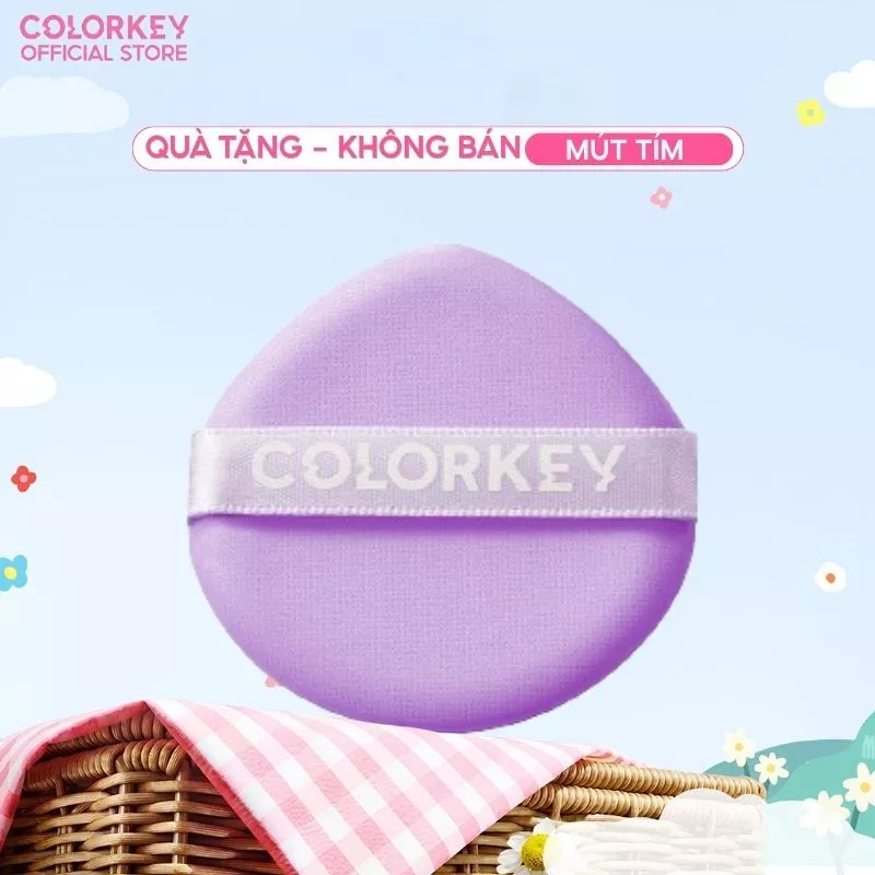 [QUÀ TẶNG - KHÔNG BÁN] Một Miếng Bông Mút Màu Tím COLORKEY