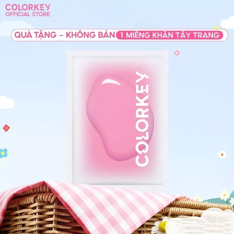 [QUÀ TẶNG - KHÔNG BÁN] Khăn Ướt Tẩy Trang COLORKEY 1 miếng