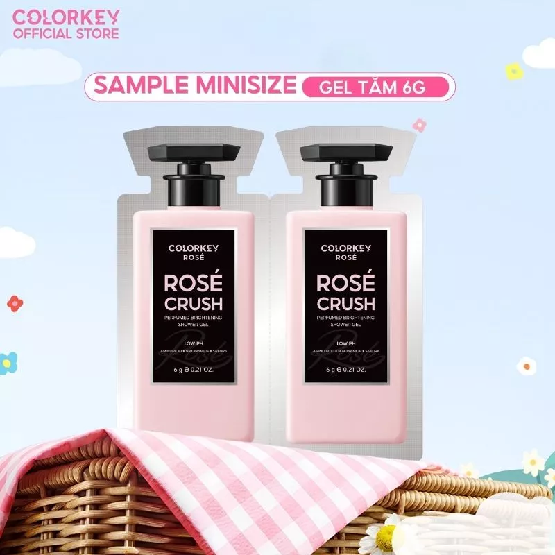 [QUÀ TẶNG - KHÔNG BÁN] MINISIZE Sản Phẩm Chăm Sóc Cơ Thể Hương Hoa Và Trái Cây COLORKEY ROSÉ CRUSH 6g*2