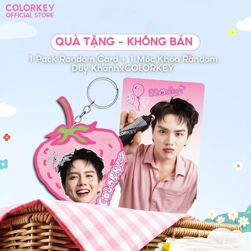 [QUÀ TẶNG - KHÔNG BÁN] COMBO 1 Gói Photo Card Duy Khánh Zhou Zhou Ngẫu Nhiên  + 1 Móc Khóa