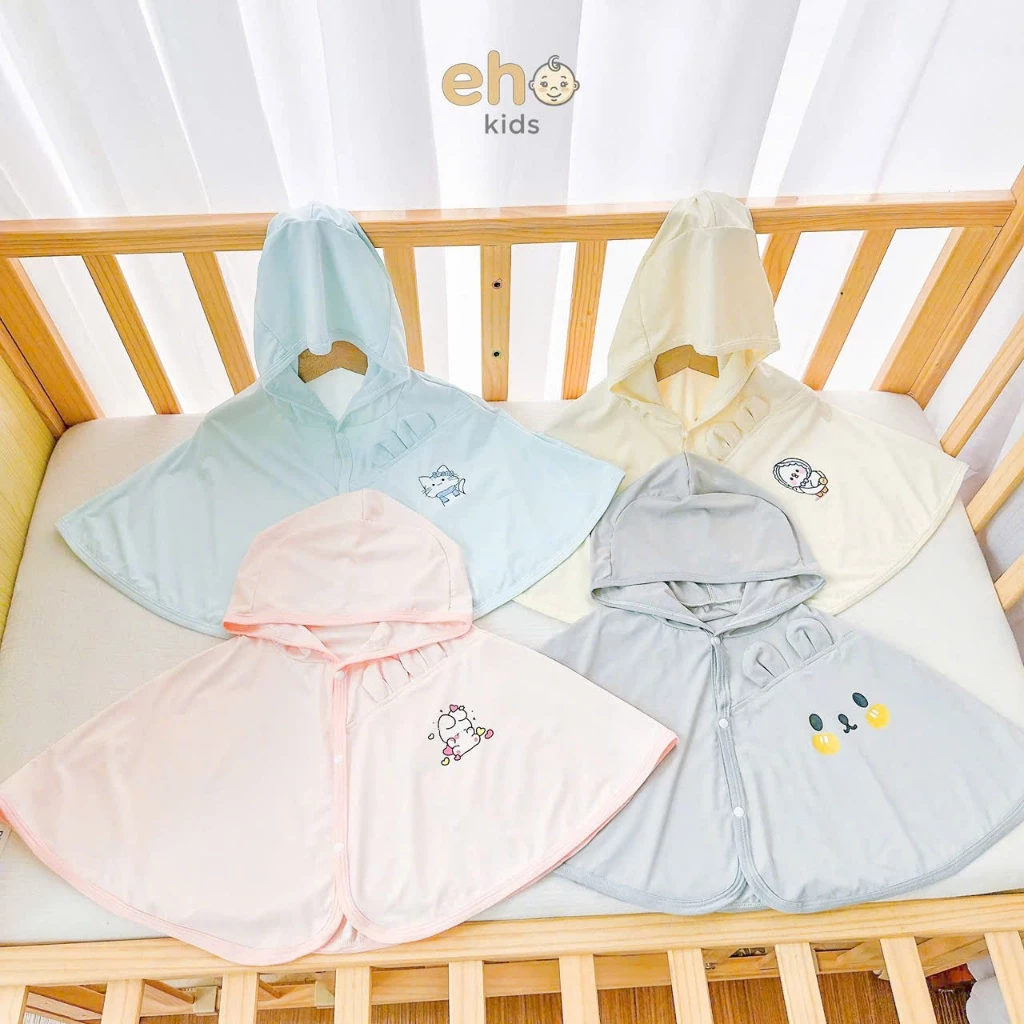 Áo chống nắng  cao cấp Eho Kids ,chất vải cotton lạnh cho bé ( cho bé từ sơ sinh - 4 tuổi)