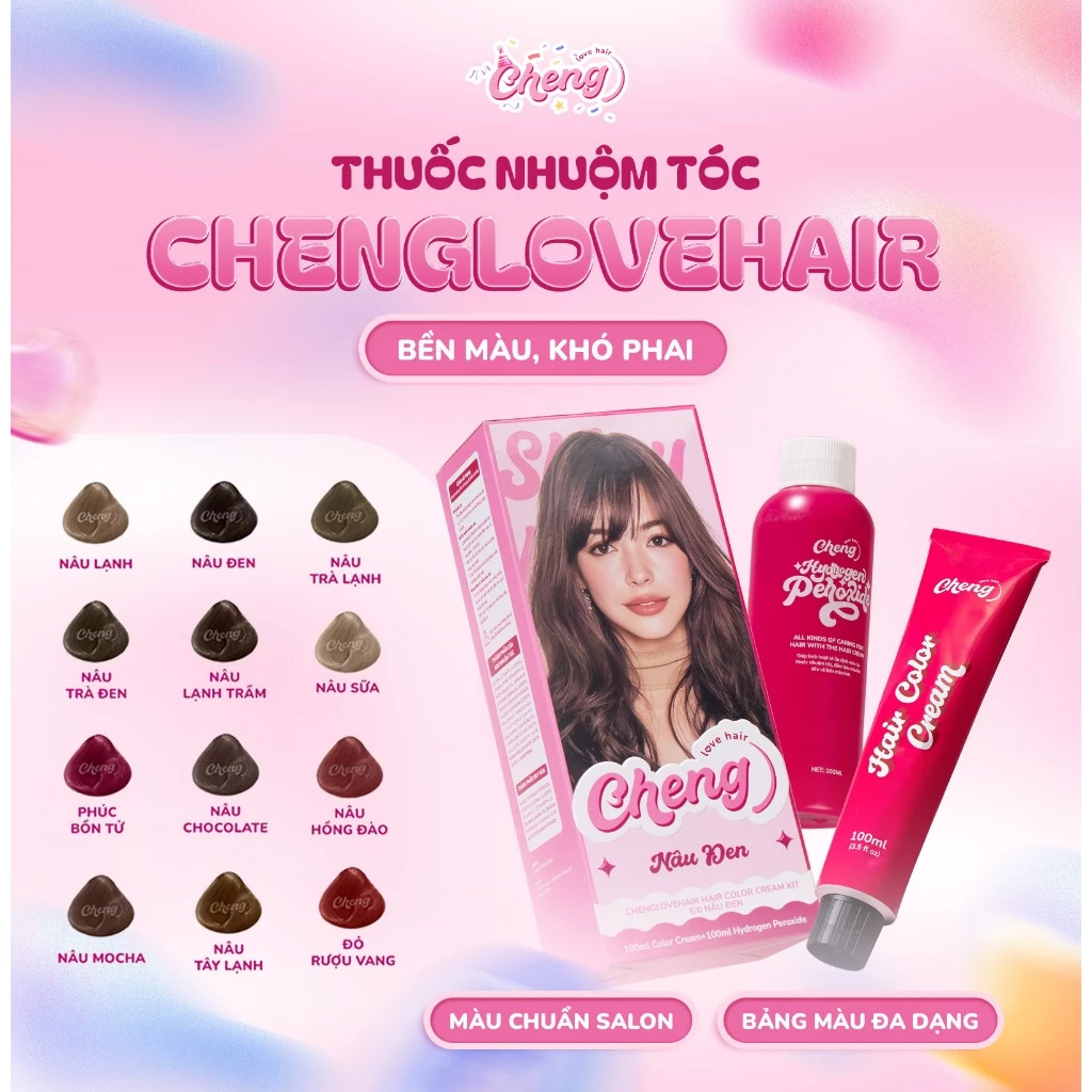 Thuốc Nhuộm Tóc Best Seller Chenglovehair Không Tẩy | Chengloehair, Chenglovehairs