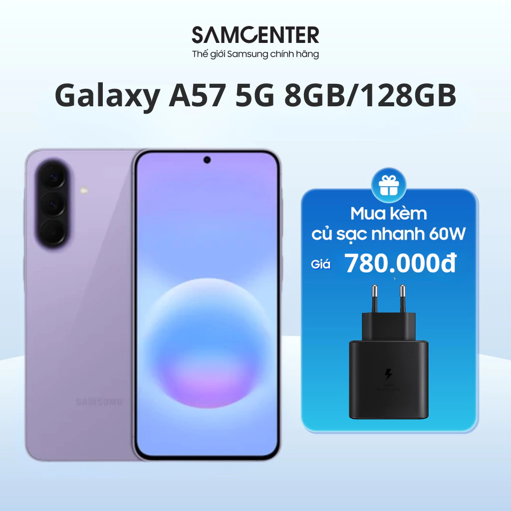 [Voucher 300k] Samsung Galaxy A57 5G 8GB/128GB Chính Hãng