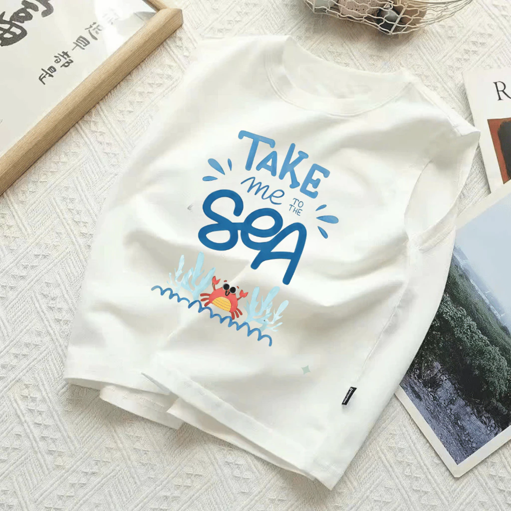 Áo thun sát nách đi biển mặc hè cho bé trai ELIOKIDS, áo TANKTOP chất cotton in hình đi biển cho bé từ 7kg-32kg.