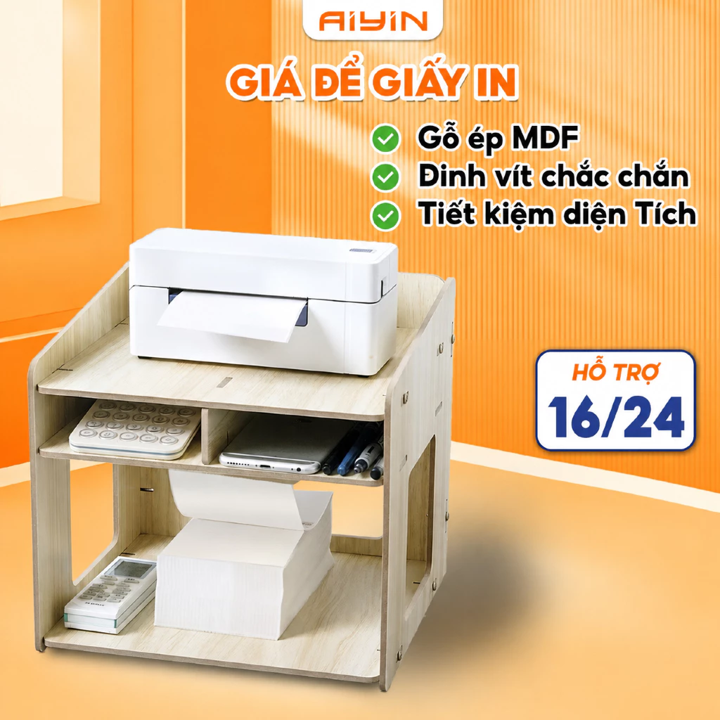 Kệ Sách Gỗ, Giá Đỡ Để Văn Phòng Phẩm, Kệ Gỗ Để Góc Tường Để Bàn Chất Liệu Gỗ MDF Phong Cách Hiện Đại