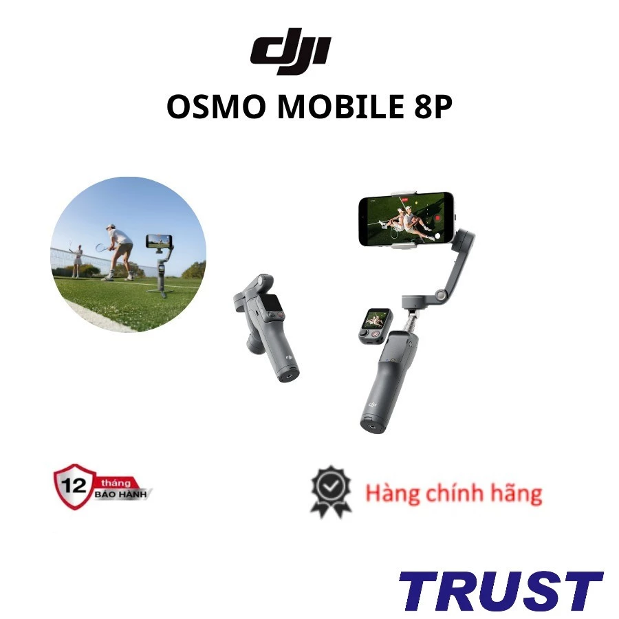 Gimbal DJI Osmo Mobile 8P - Cho Điện Thoại - Chống Rung - Quay Vlog