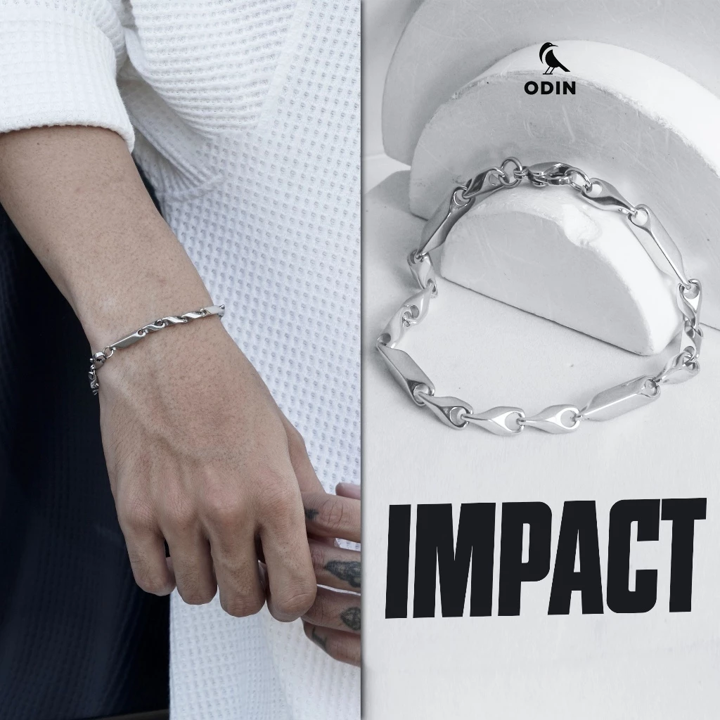 Vòng tay chiến binh ODIN IMPACT V2 - thép Titanium 316 KHÔNG GỈ - Bảo hành trọn đời