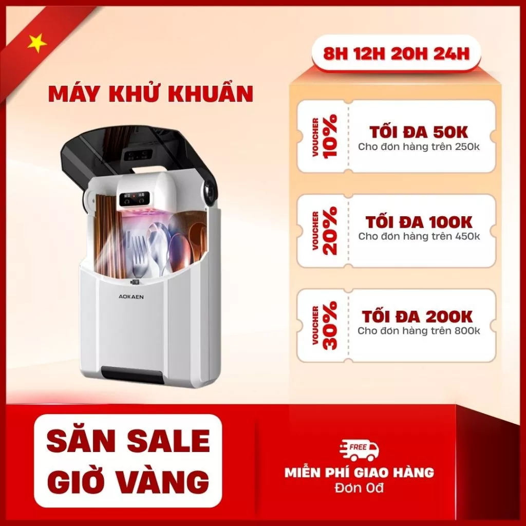 Máy sấy khử khuẩn đũa,Hộp sấy đũa thìa khử khuẩn khử trùng, diệt vi khuẩn an toàn cho mọi nhà
