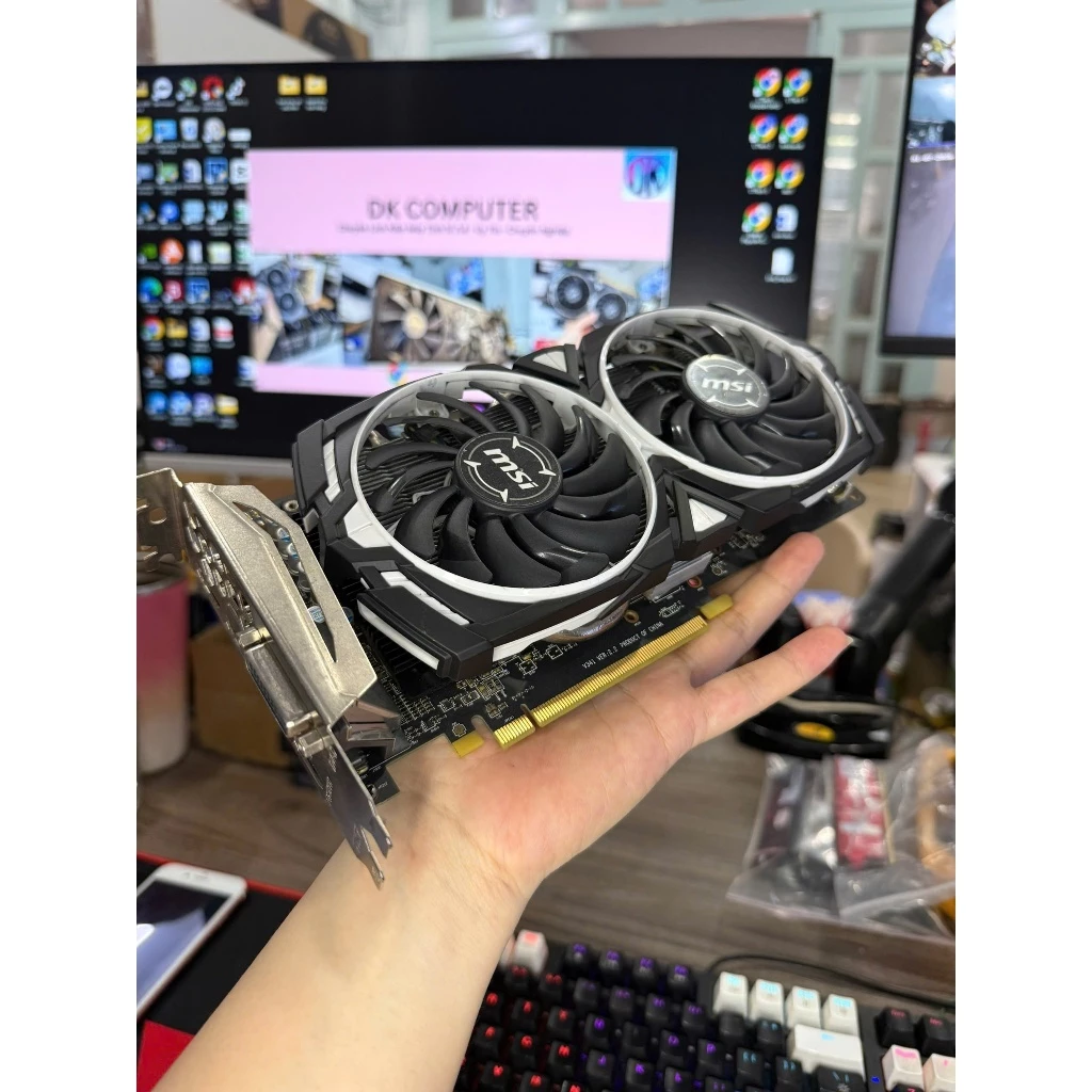 Card Màn Hình MSI AMOR 570 8GB full cổng
