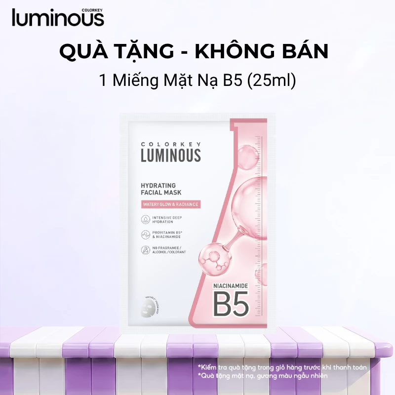 [QUÀ TẶNG - KHÔNG BÁN] Một Miếng Mặt Nạ Giấy Colorkey Luminous Vitamin B5 25ml