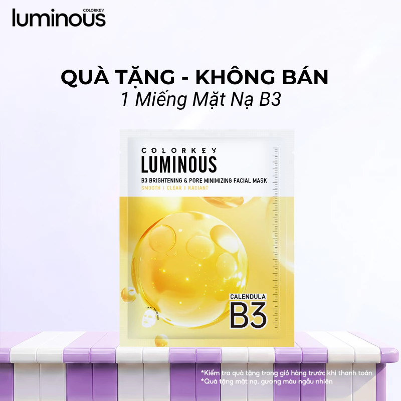 Một miếng mặt nạ B3 - Thế Hệ Mới Colorkey Luminous | 30ml/Miếng
