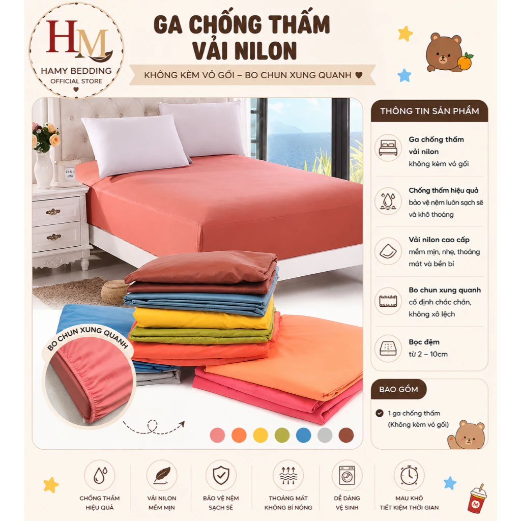 Ga chống thấm bảo vệ đệm chống thấm tuyệt đối đủ kích thước 1m,1m2,1m4,1m5,1m6,1m8,2m