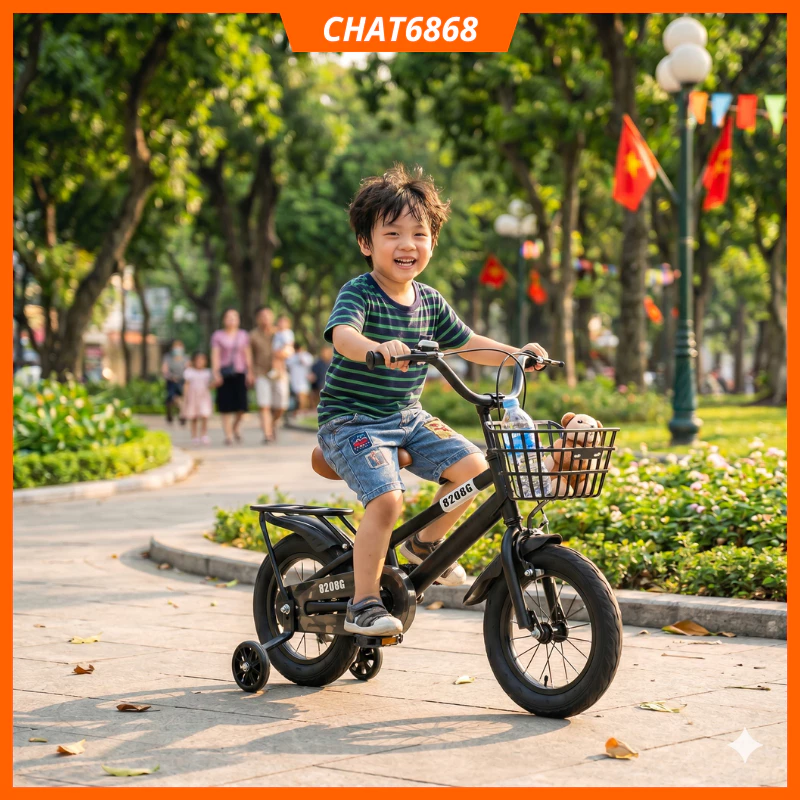 🎁Xe Đạp Trẻ Em Cao Cấp - Đồng Hành Cùng Bé Tự Tin Khám Phá size 12 cho bé từ 1,5-3,5 tuổi🎁