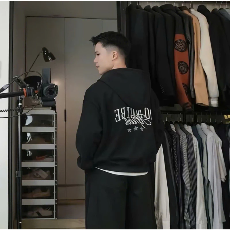 Áo Hoodie Zip Oversize Nỉ Bông Dày Dặn, Áo Khoác Hoodie Unisex In Graphic Local Brand ( có túi trong )