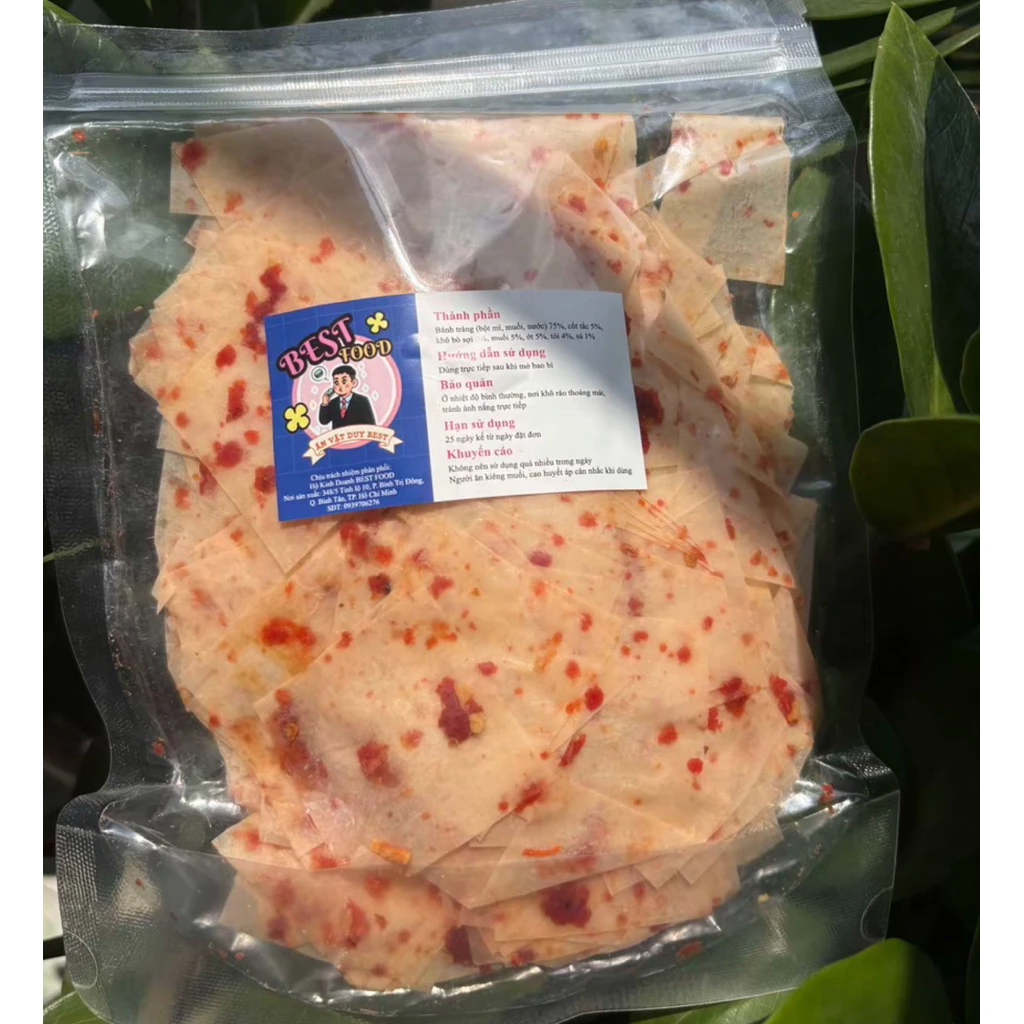 <Hỏa Tốc SG 24/24> BÁNH TRÁNG DUY BEST BÒ TỎI CHUA CAY 🥵