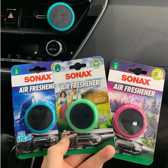 Nước hoa kẹp cửa gió điều hòa xe ôtô - SONAX Air Freshener 362041