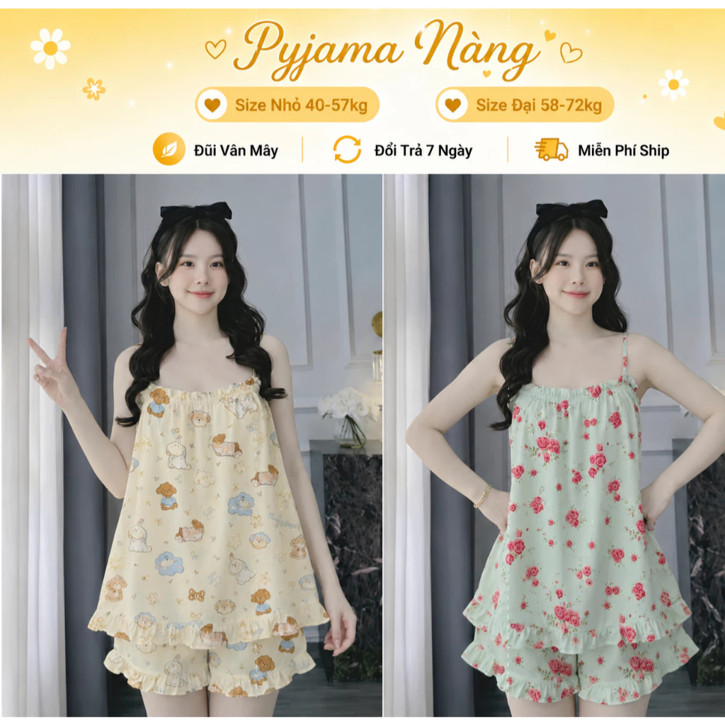 Bộ Hai Dây Quần Cộc Chất Liệu Đũi Vân Mây Cao cấp G5 Thoáng Mát Mềm Mịn Thoải Mái Khi Mặc Ở Nhà