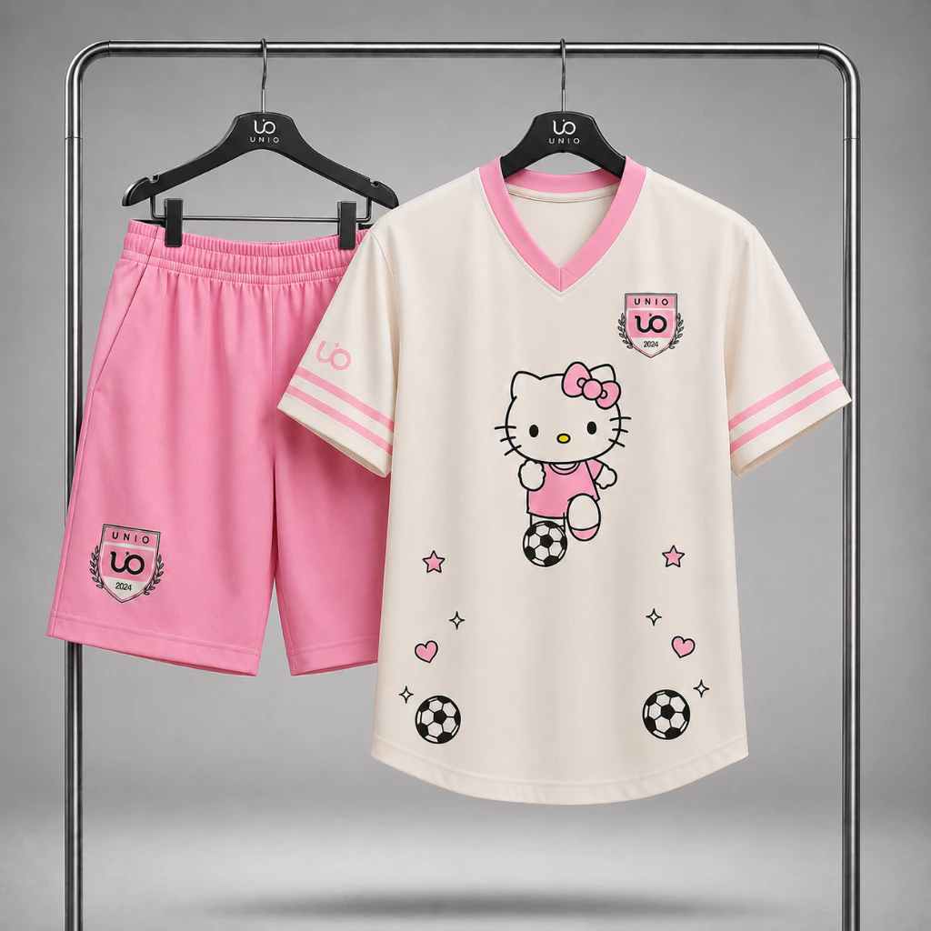 [HK-KH] IN TÊN IN SỐ -💖 BỘ ĐỒ ĐÁ BANH HELLO KITTY SIÊU XINH CHO TEAM NỮ 💖- CHẤT LIỆU THUN MÈ CỰC MÁT
