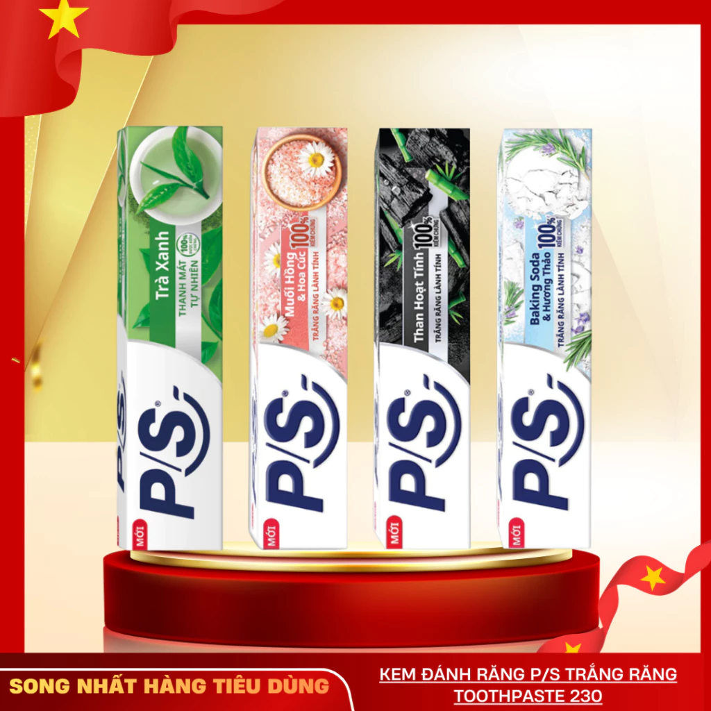 Kem đánh răng P/S Bảo Vệ 123 230g Các Loại