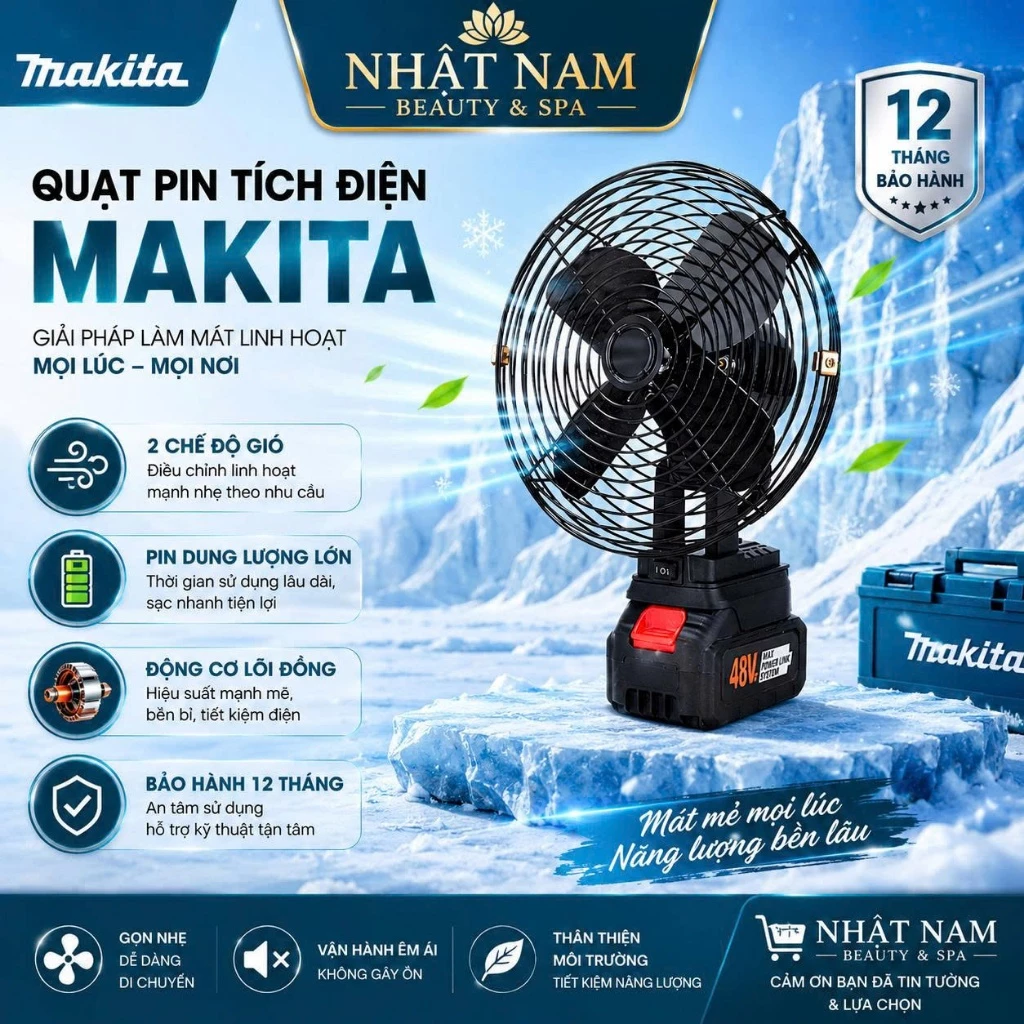 Quạt Tích Điện Mini Để Bàn Dùng Pin 10/20/30 Cell Công Suất Lớn, Làm Mát Cực Nhanh, Kết Cấu Chắc Chắn, Hoạt Động Mạnh Mẽ