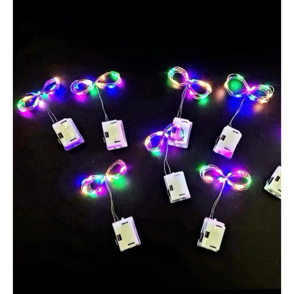 COMBO 100 ĐÈN LED 1M 2M 3CHẾ ĐỘ NHÁY (bao 95%, vượt 5% được đổi hàng, kèm video mở hàng)
