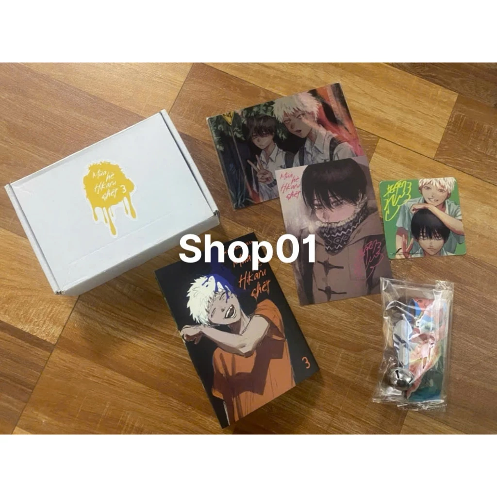 (full pk) Vở Mùa hè hikaru chết tập 3 bản sưu tầm đủ quà phụ kiện