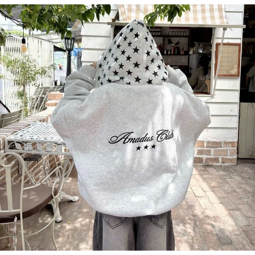 Hoodie Nam Nữ Form Boxy Khóa Kéo Oversize Phong Cách Hàn Quốc Cao Cấp