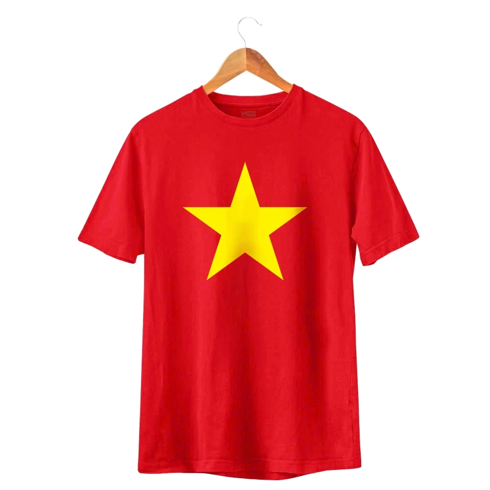 ÁO CỜ ĐỎ SAO VÀNG NGƯỜI LỚN, TRẺ EM CHẤT ĐẸP GIÁ RẺ ( Áo Cờ Đỏ sao vàng trẻ em người lớn )