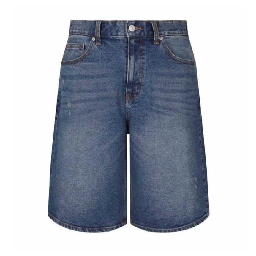 Quần short jean ngố denim Buckaroo unisex nam nữ form wide fit
