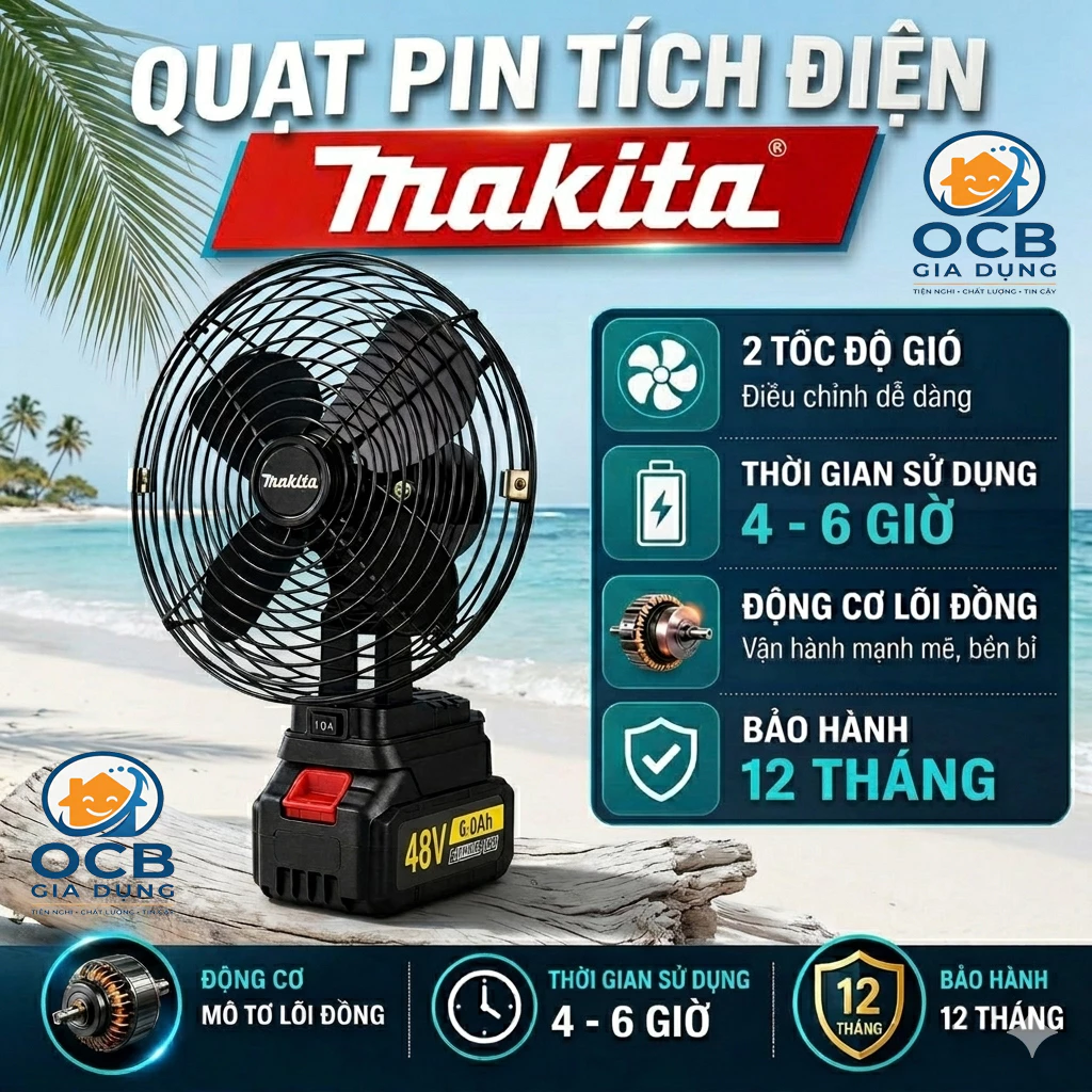 [ RẺ NHẤT SÀN ] Quạt Tích Điện Pin 10-20-30 Cell Dùng Liên Tục 4-8H