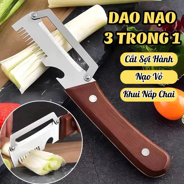 Dao Gọt Vỏ, Đa Chức Năng, Đặc Biệt Cho Nhà Bếp, Gọt Khoai Tây Và Trái Cây, Gia Dụng,Gọt Hành Tây Và Dưa Lưới, Dao Răng