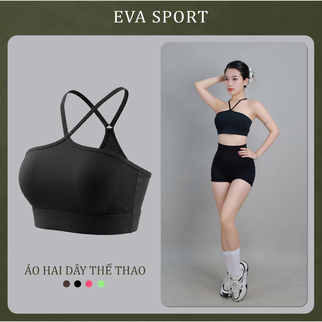 Áo Bra Thể Thao Nữ Tập Gym, Yoga, Aerobic, Thể Thao Chạy Bộ Thoải Mái EVASPORT