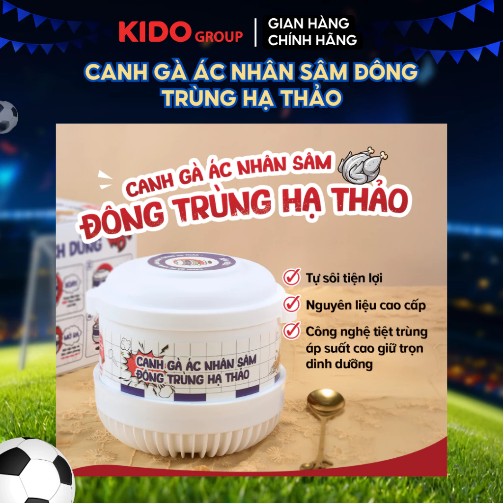 [NEW] Canh Gà Ác Nhân Sâm Đông Trùng Hạ Thảo I TARA