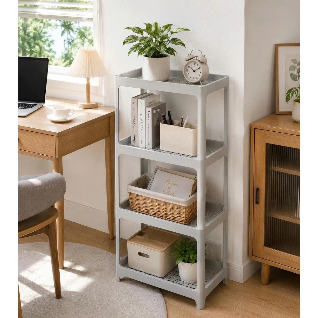 Kệ đa năng 3T 4T DUY TÂN, nhựa PP, kệ nhựa để đồ đa năng đựng gia vị nhà bếp, nhà tắm, phòng ngủ