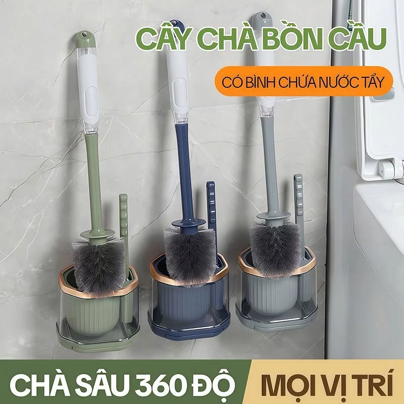 Cây Chà Bồn Cầu KITIMOP TL03, Chổi Cọ Bồn Cầu, Cọ Bồn Cầu Nhà Vệ Sinh