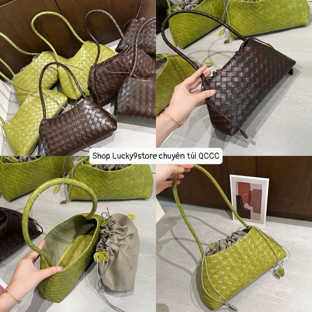 Túi da đan đeo vai size 28 mẫu mới nhất kiểu dáng hot trend 2026 2670#