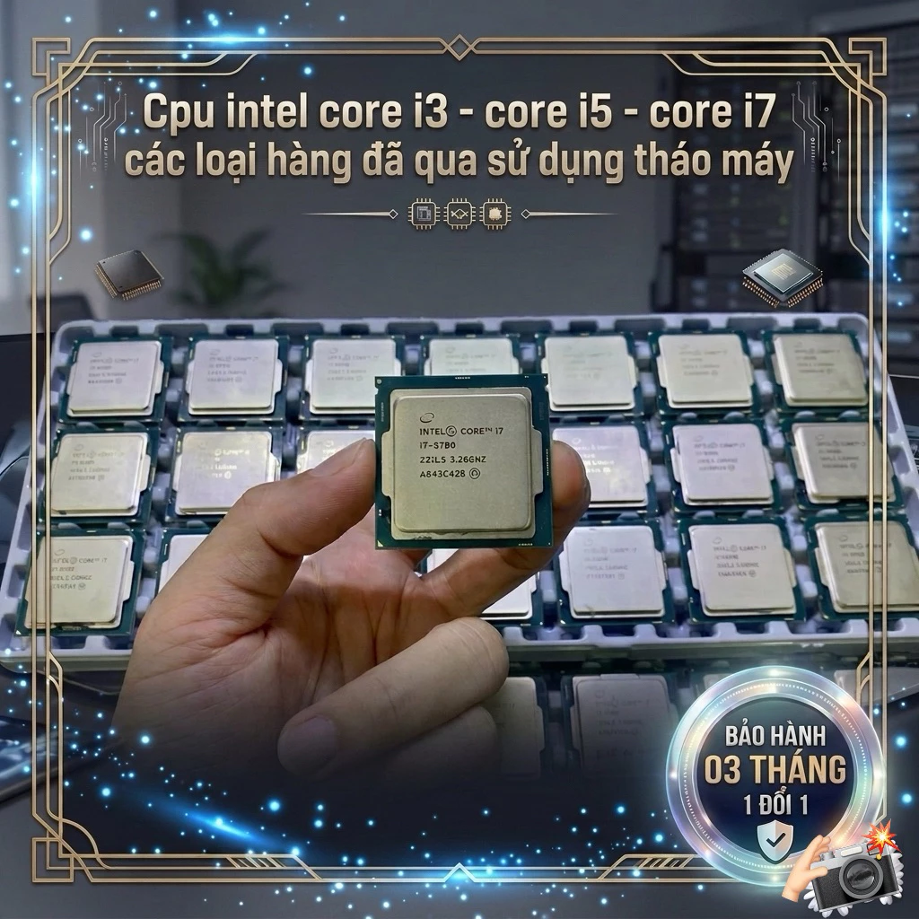 Cpu pc core i5 6500,7500,8500,9500,9400F,i7 3770,4790,6700,7700,8700