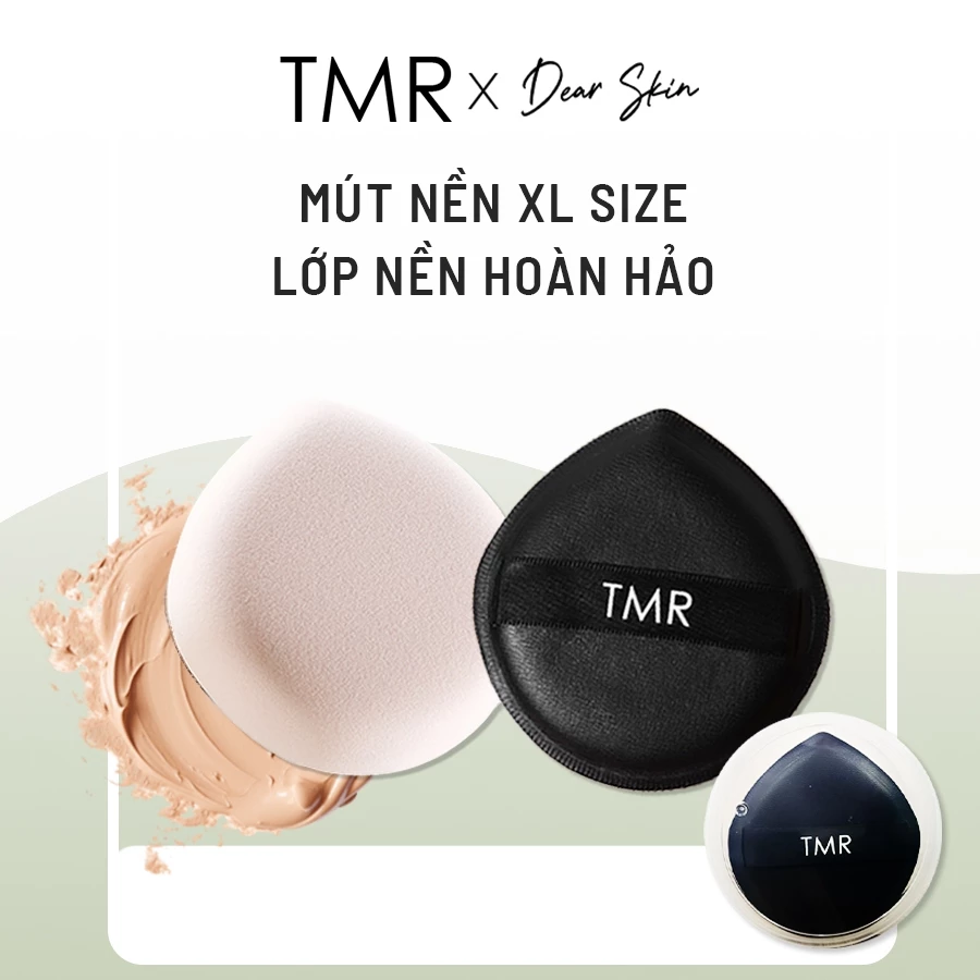 Mút Tán Kem Nền XL Black TMR Mềm Xốp Trang Điểm Mịn Lì Tự Nhiên Dễ Dàng Che Phủ Cao