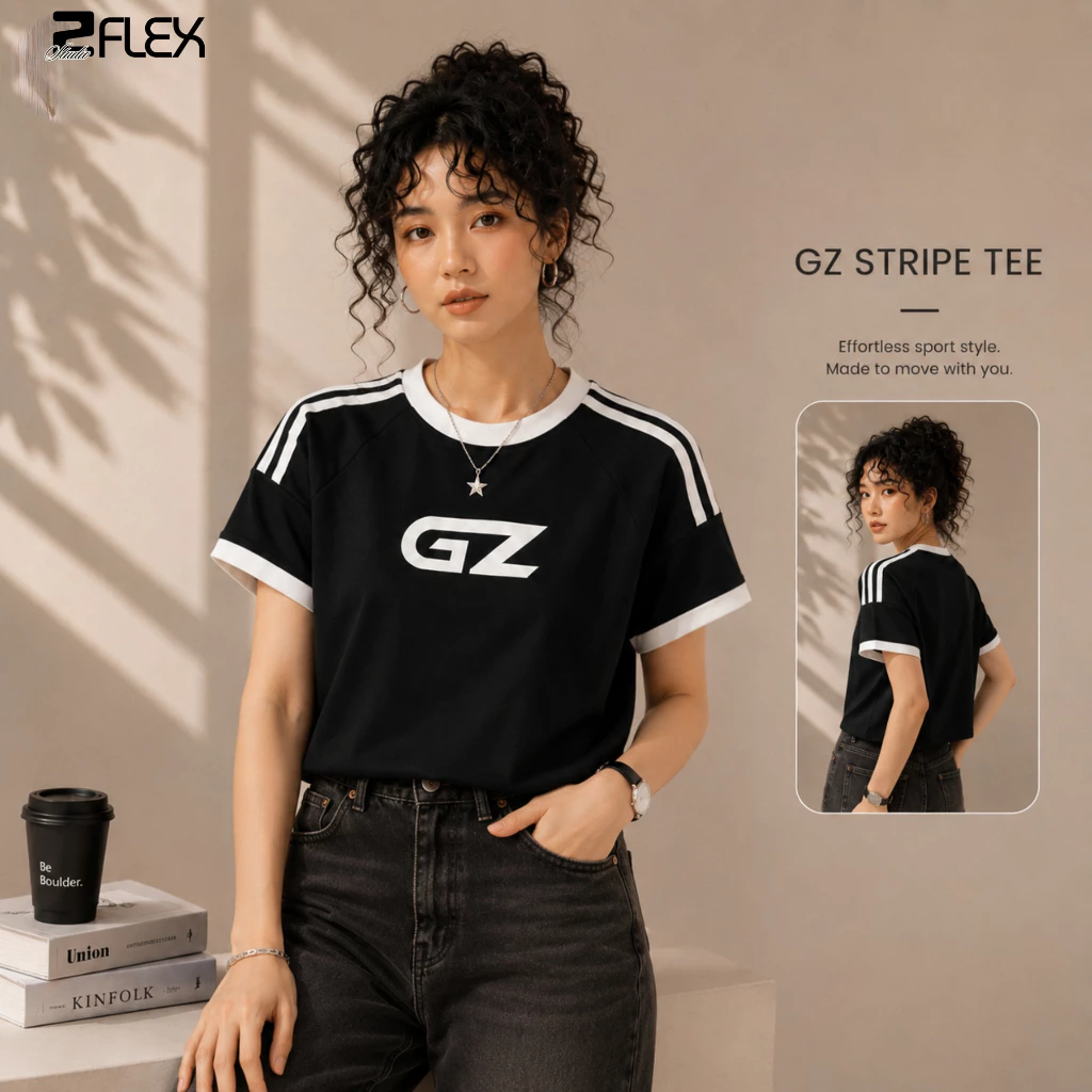 Áo Thun Nam Nữ ZGO AZG33 Tay Ngắn Form Rộng Vải Cotton Thoáng Mát
