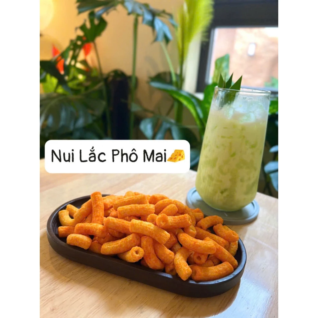 500G Snack Nui Lắc Phô Mai - Giòn Rụm Ngon Khó Cưỡng