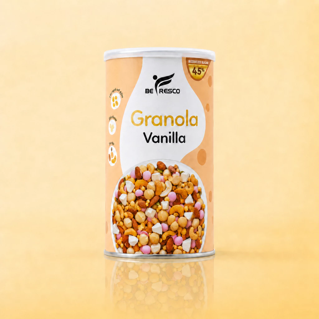 Ngũ Cốc Vị Vani Nhiều Viên Sữa Chua, Không Trái Cây Sấy, Ăn Liền Ít Ngọt Befresco Food