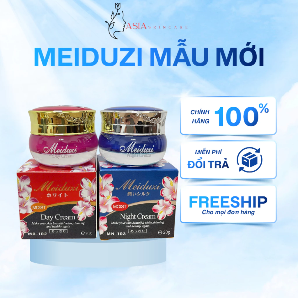 Kem Meiduzi Nhật Bản Dưỡng Trắng Da Mờ Thâm Sạm Nám 20gram