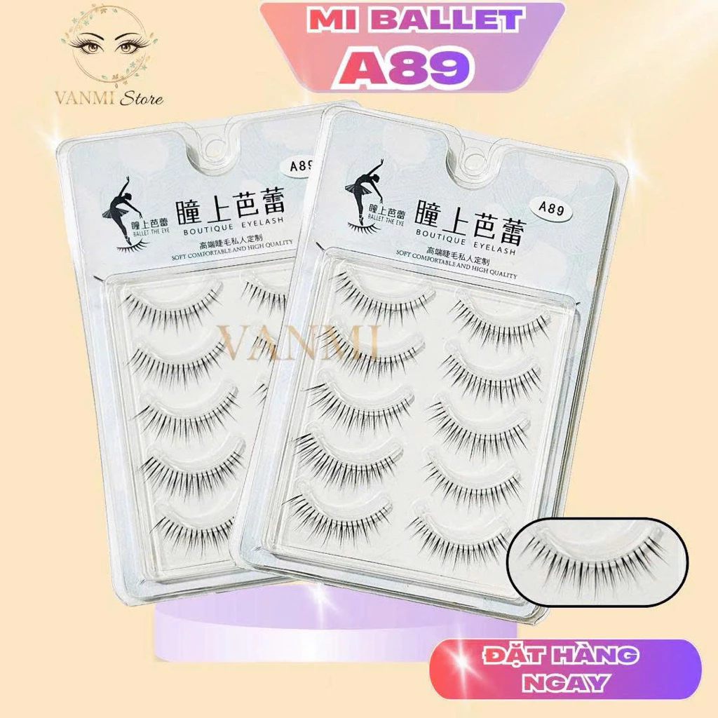 Lông Mi Giả Gân Trong A89, Mi Giả Ballet Mix Mi Đa Dạng